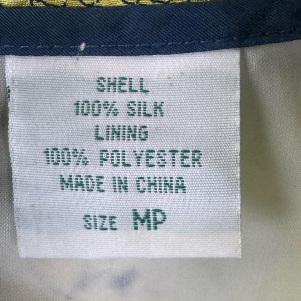 Patchington Petite 100% Silk Patchwork Quilted Ja… - image 5